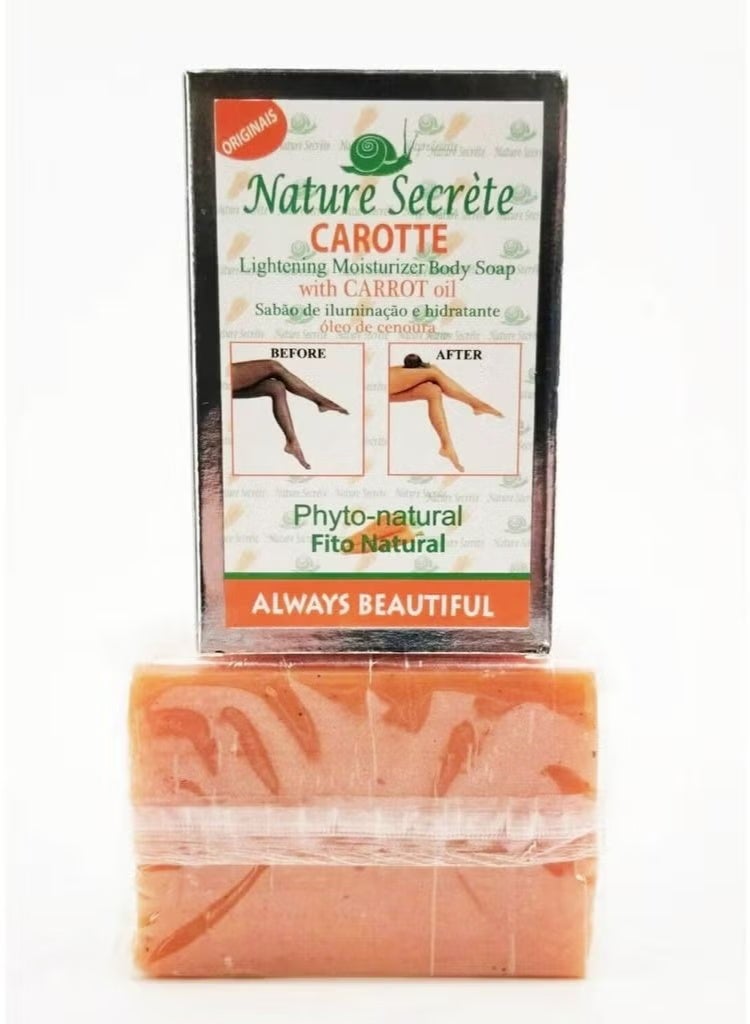 Nature Secrete Carotte Exfoliating and Lightning Soap 350g - Image 1